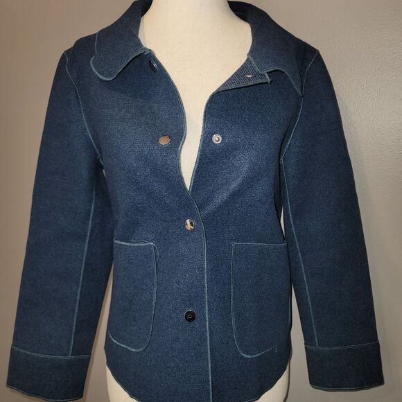 Xi Er Fashion Casual Button Up Jacket Size Medium - Picture 3 of 8